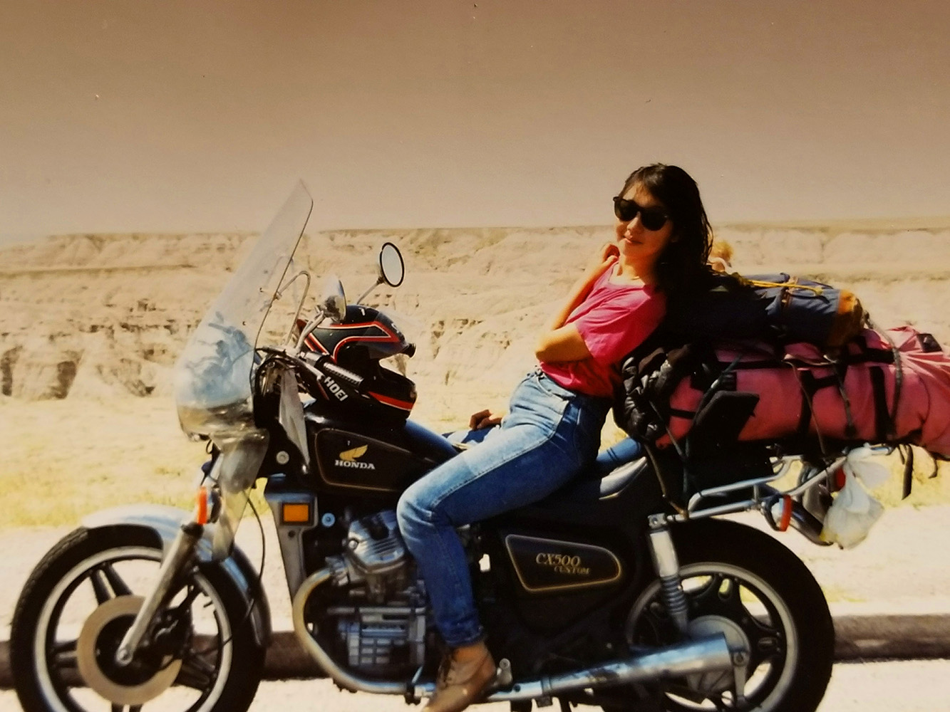 バイク旅行 ハンドラッド付近